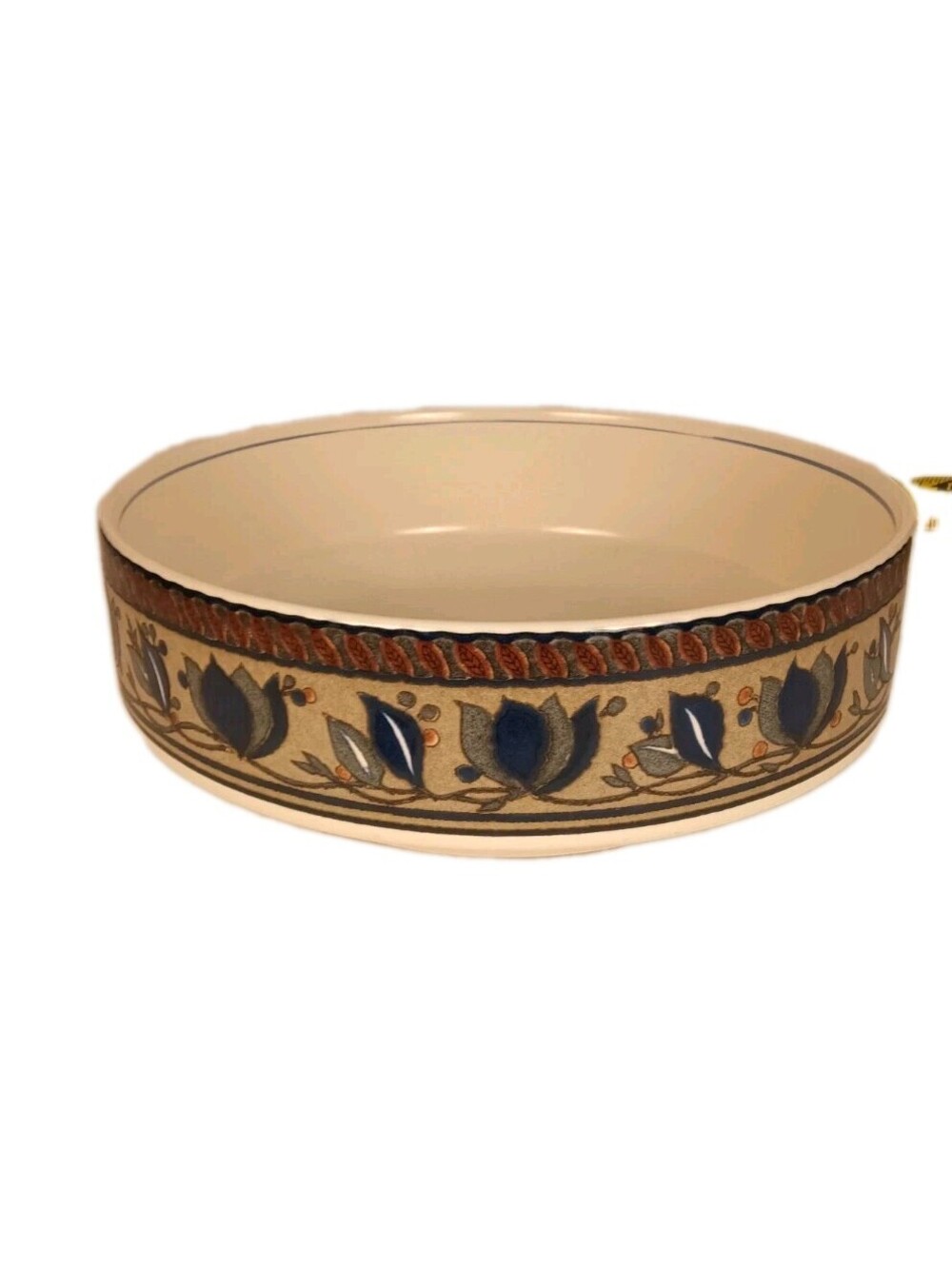 Mikasa Intaglio Arabella 8" Round Vegetable Serving Bowl CAC01 Vintage Stoneware
